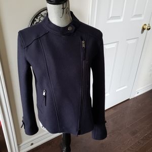 NWT dark navy blue soft jacket